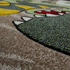 3d Dinosaur Jungle Rug - House Of Avana