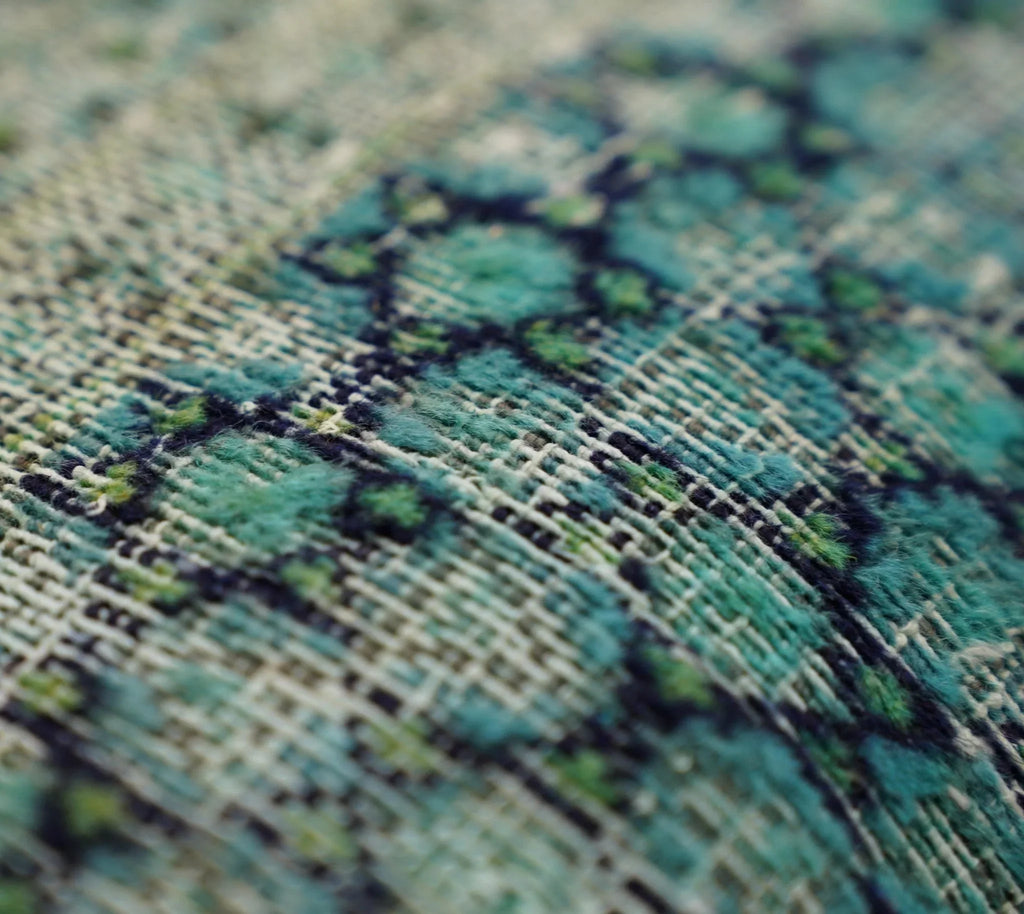 Canvello Antique Rug Sofa Cushion Pillows - 16"x16", detail shot - House Of Avana