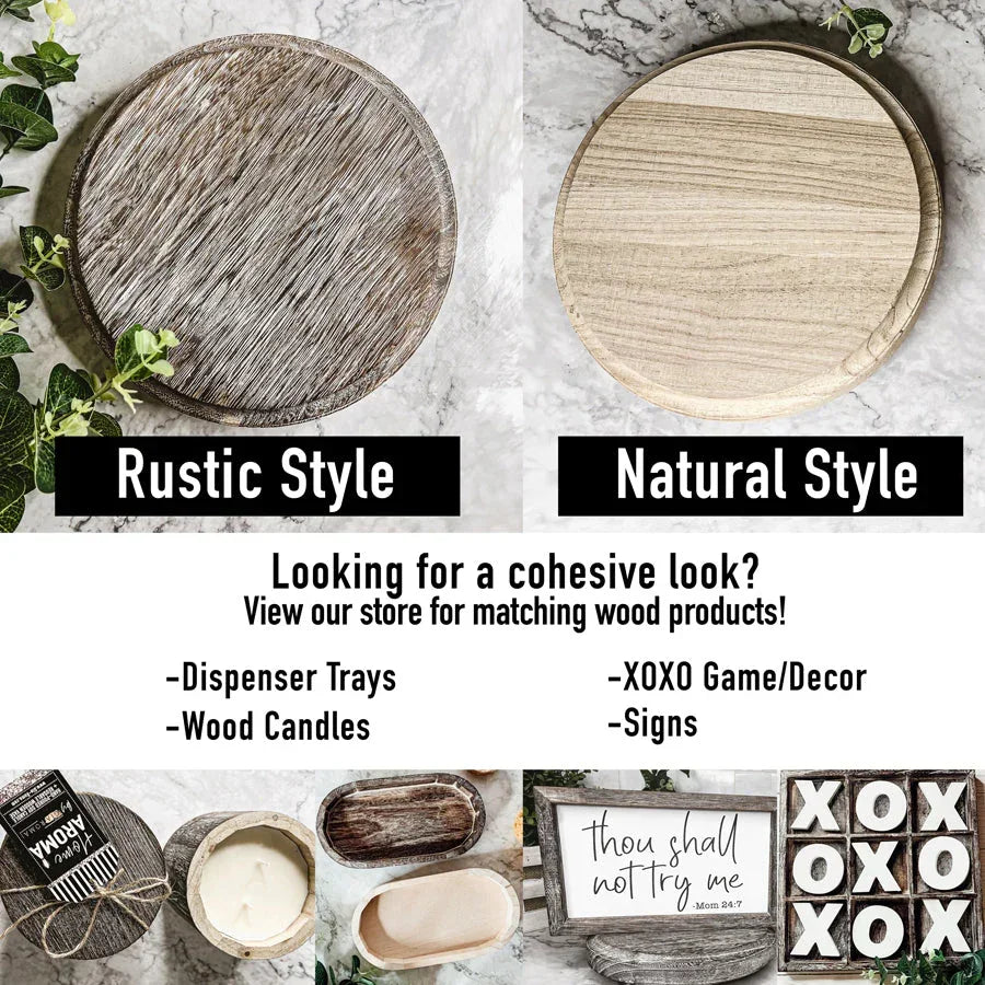 Rustic Wood Stand Gia Roma