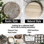 Rustic Wood Stand Gia Roma