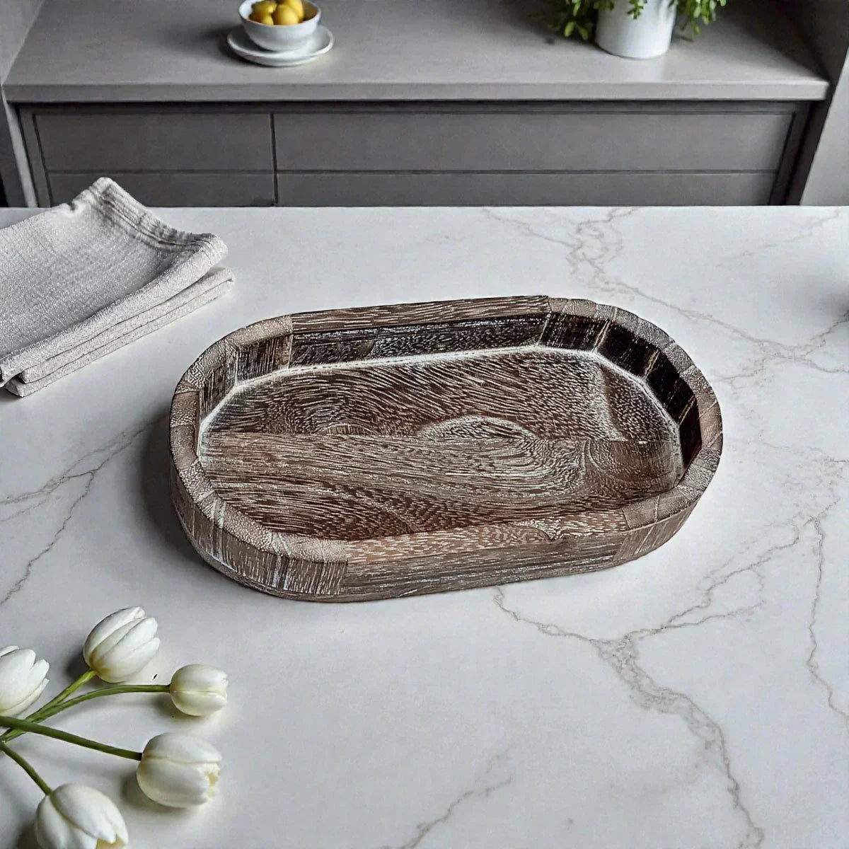 Rustic Wood Tray