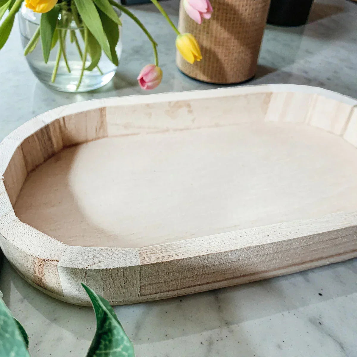 Rustic Wood Tray