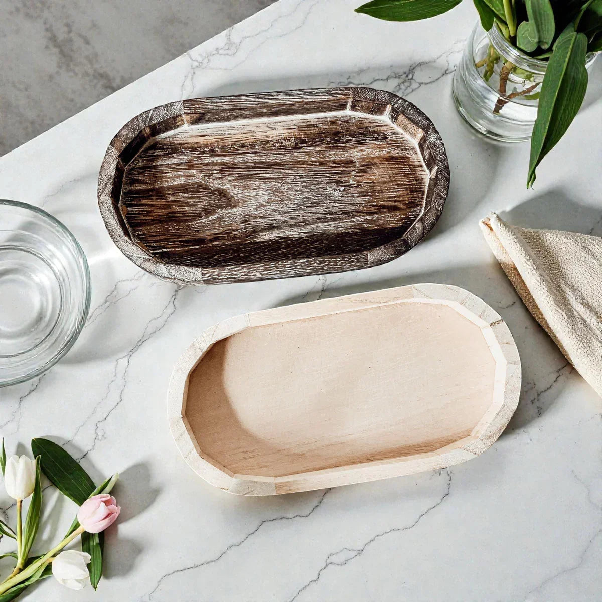 Rustic Wood Tray