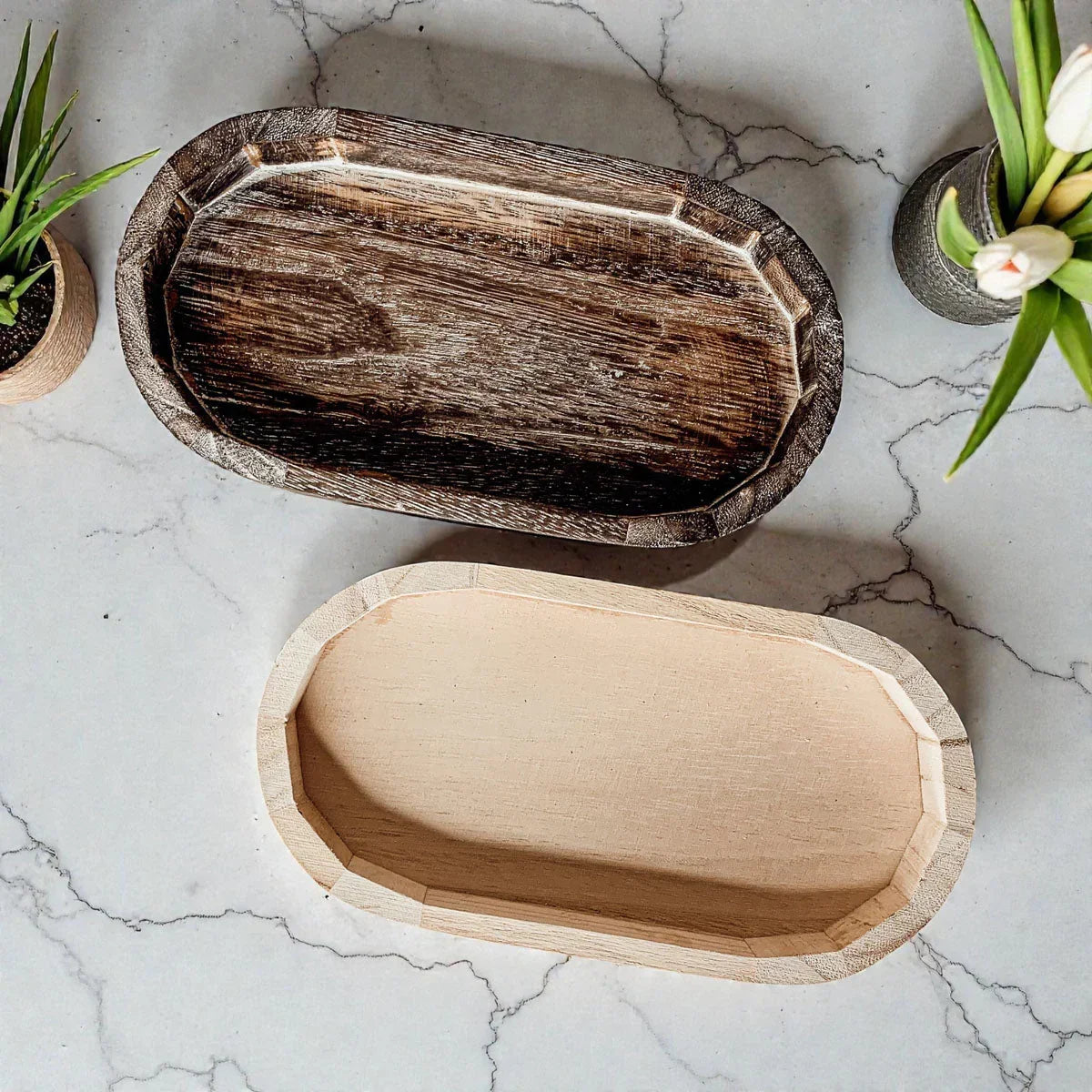 Rustic Wood Tray