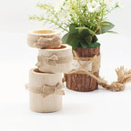 Multifunctional Wooden Holders for Candles and Planters, lifestyle image - House Of Avana