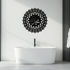 Sacred Muhammad Metal Wall Art - Elegant Islamic Calligraphy Decor - KAF070 Peony Atelier