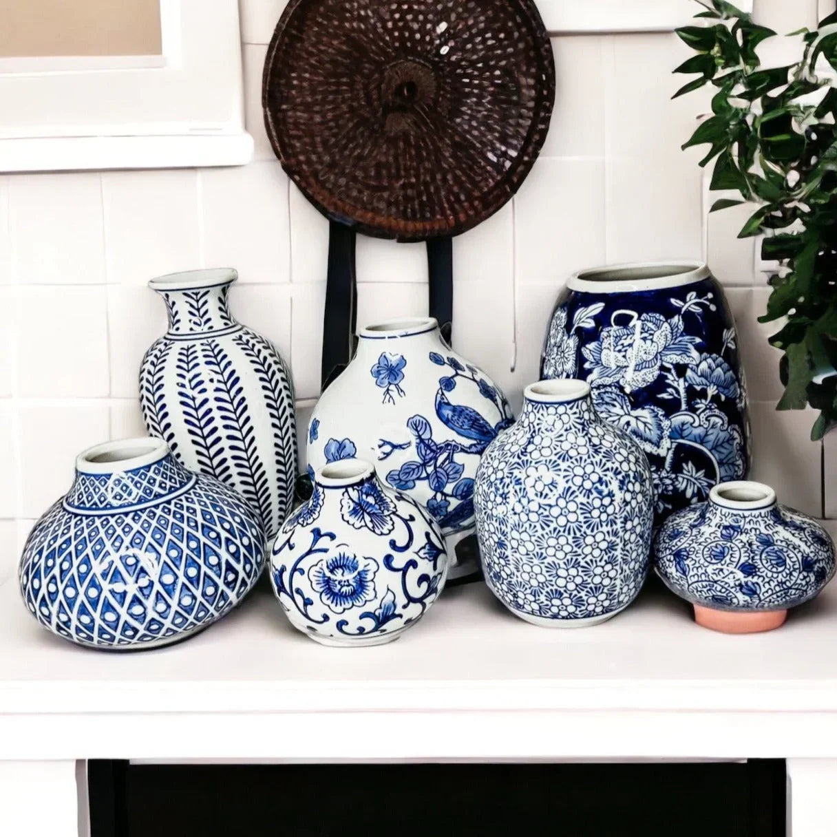 Samira Blue Vases Gia Roma