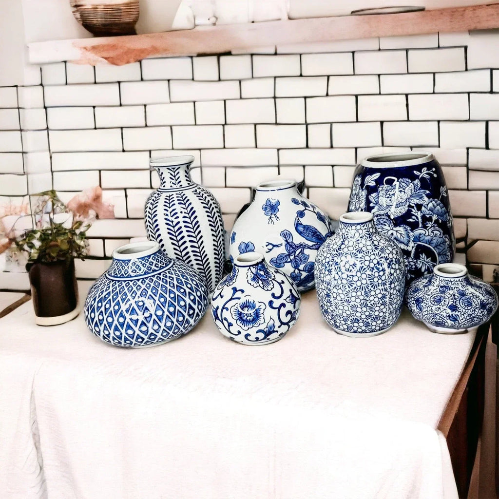 Samira Blue Vases Gia Roma