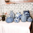 Samira Blue Vases Gia Roma