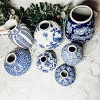 Samira Blue Vases Gia Roma
