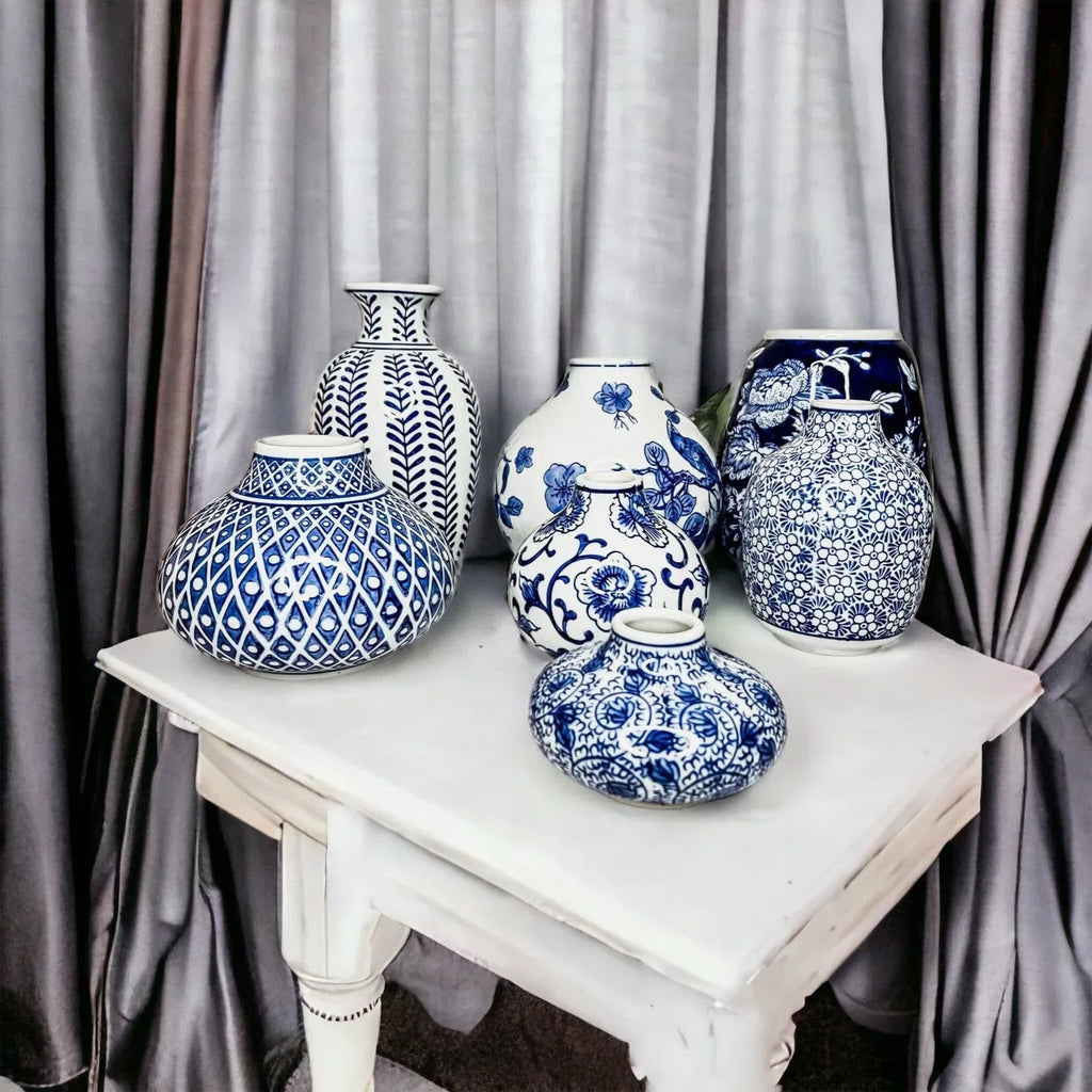 Samira Blue Vases Gia Roma