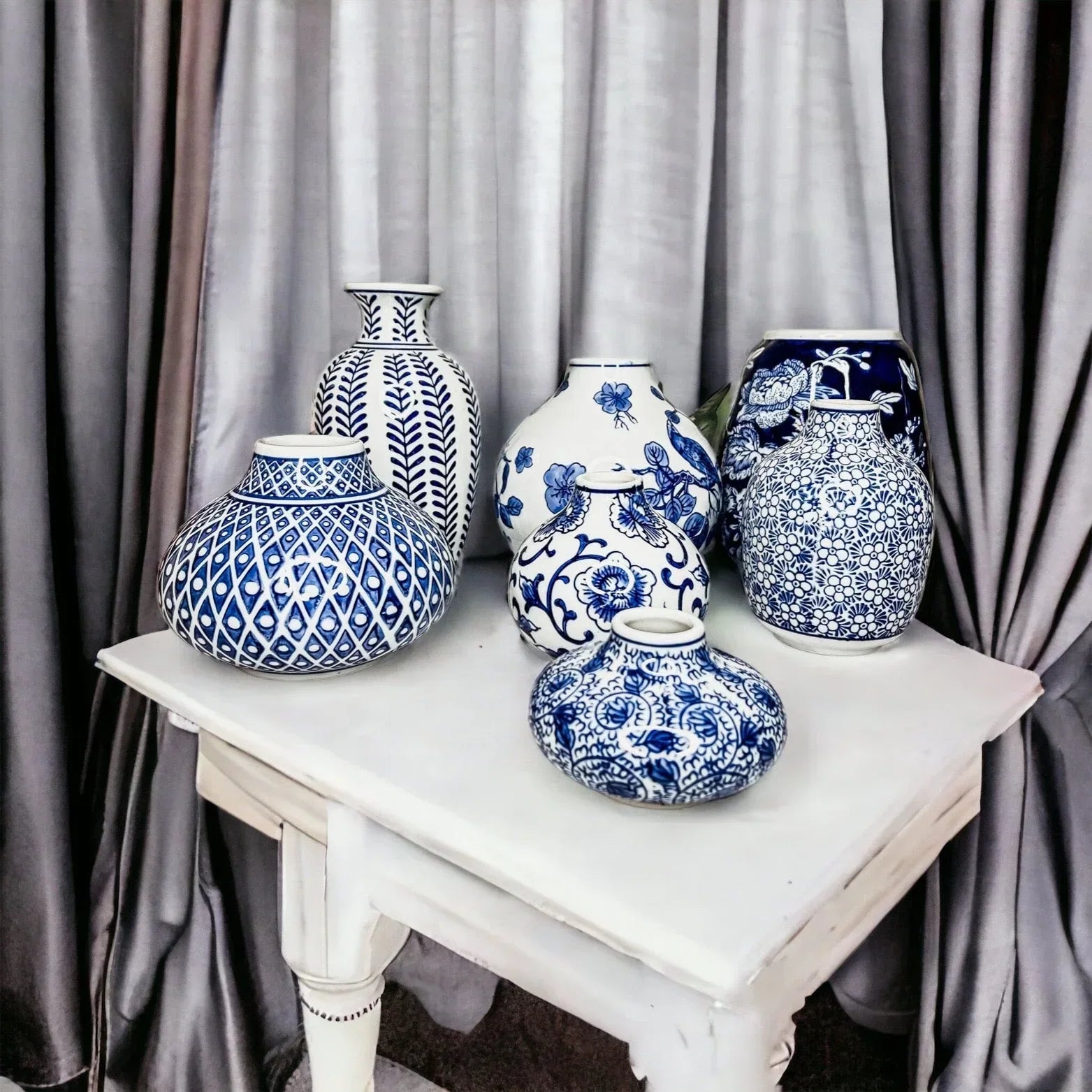 Samira Blue Vases Gia Roma