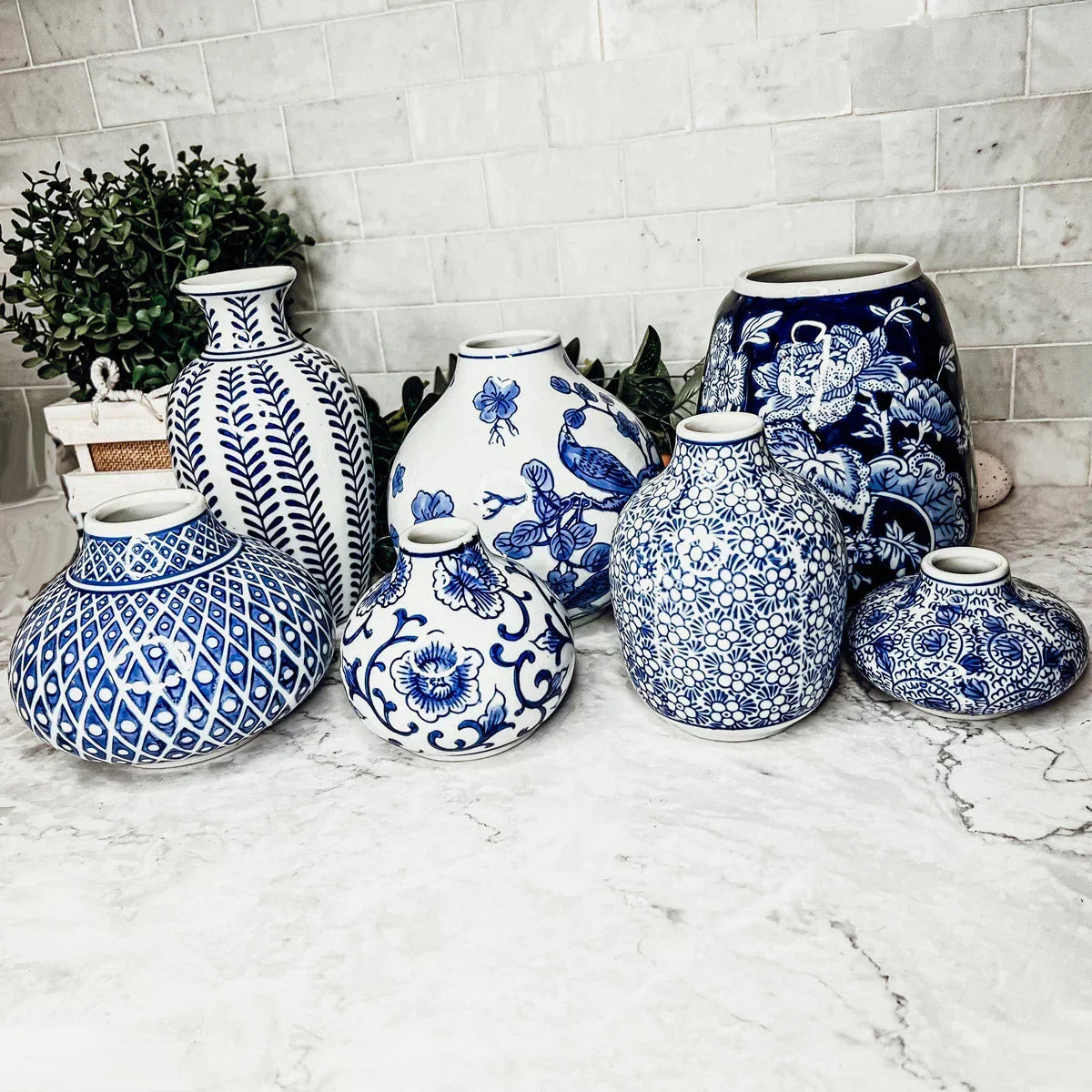 Samira Blue Vases Gia Roma