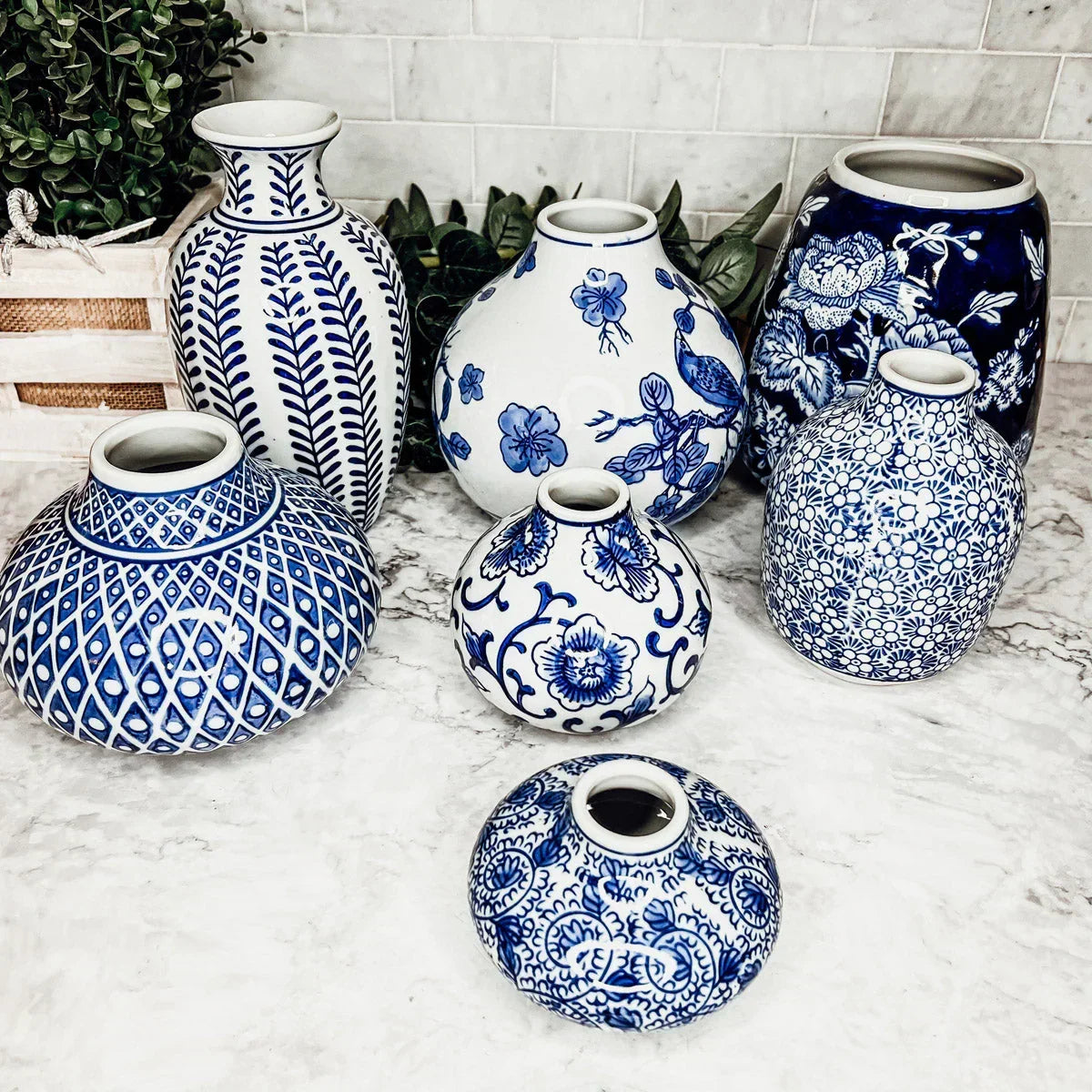 Samira Blue Vases Gia Roma