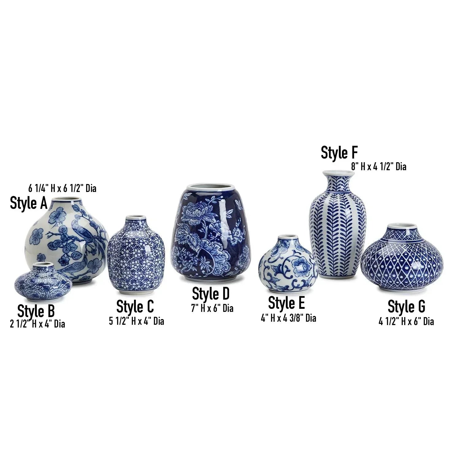 Samira Blue Vases Gia Roma