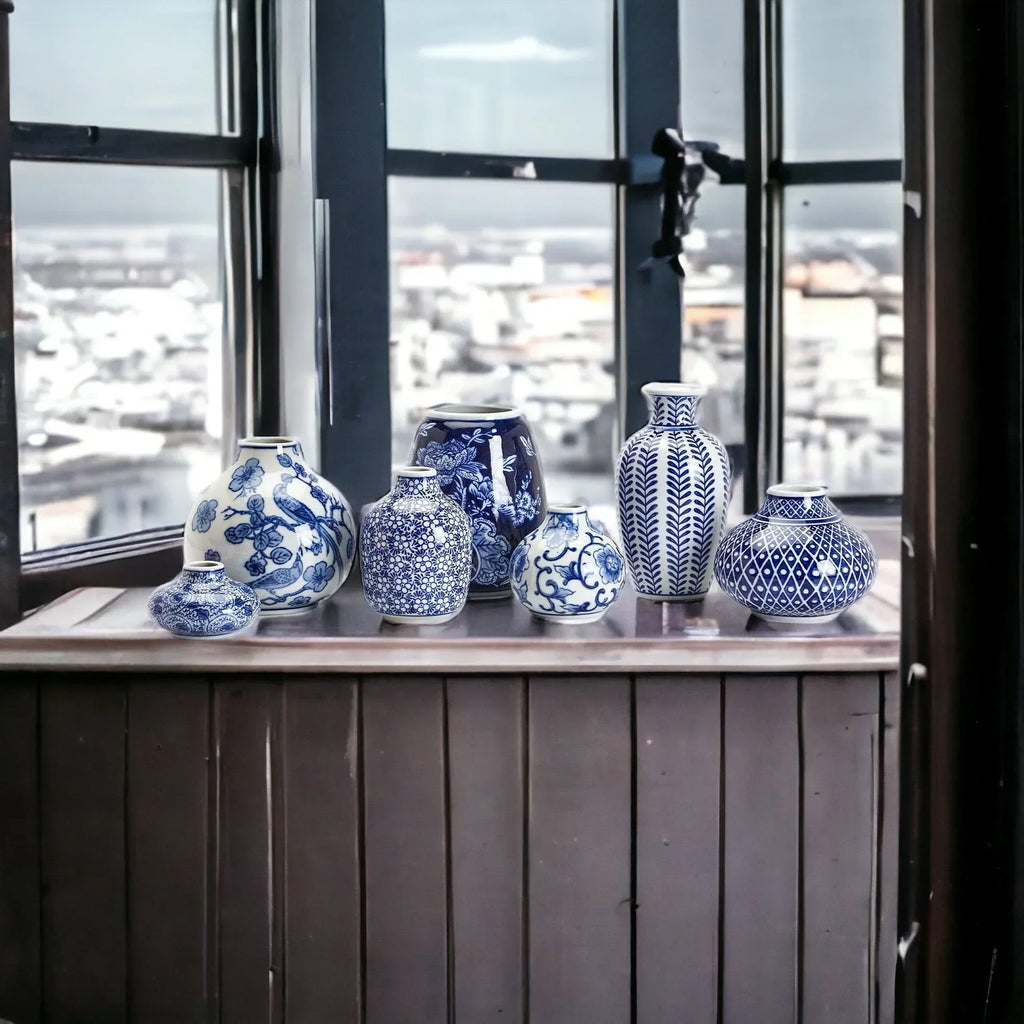 Samira Blue Vases Gia Roma