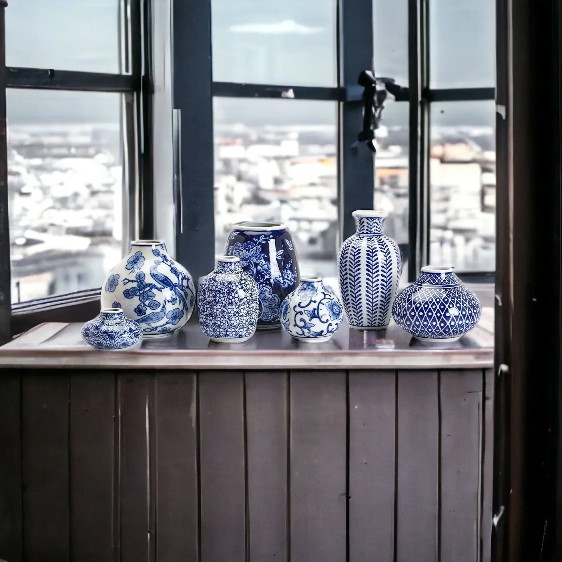 Samira Blue Vases Gia Roma