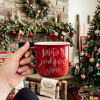 Santa is Judging Mug