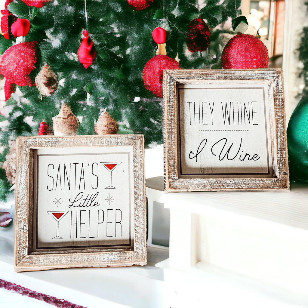 Santa's Helper Sign Gia Roma