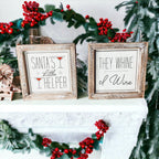 Santa's Helper Sign Gia Roma