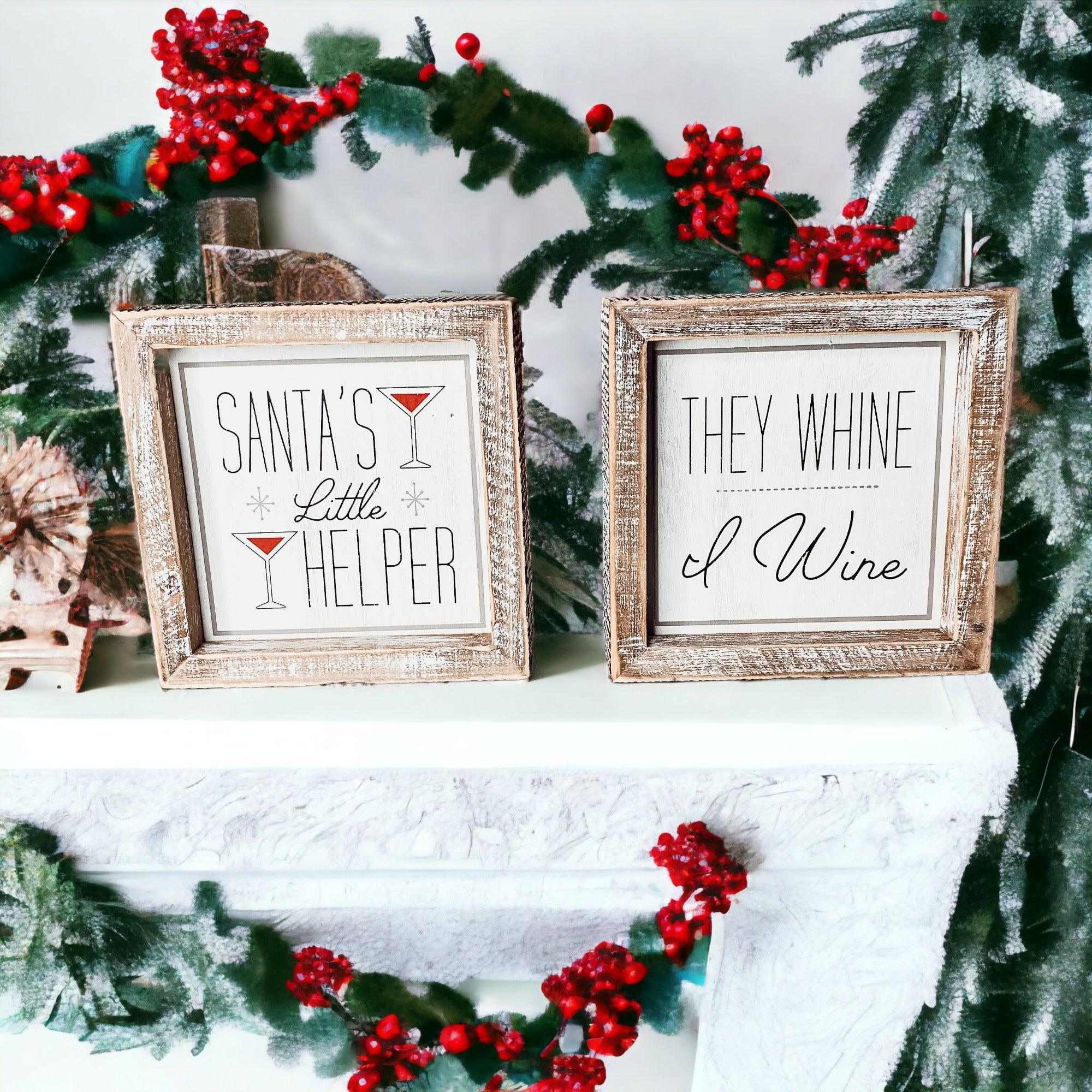 Santa's Helper Sign Gia Roma