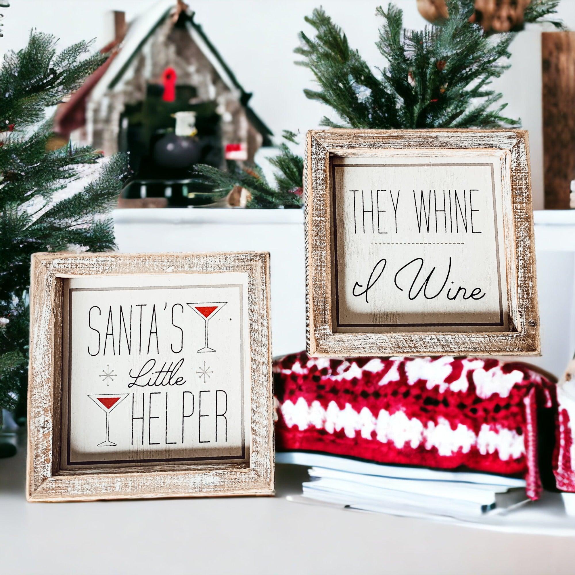 Santa's Helper Sign Gia Roma