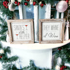Santa's Helper Sign Gia Roma