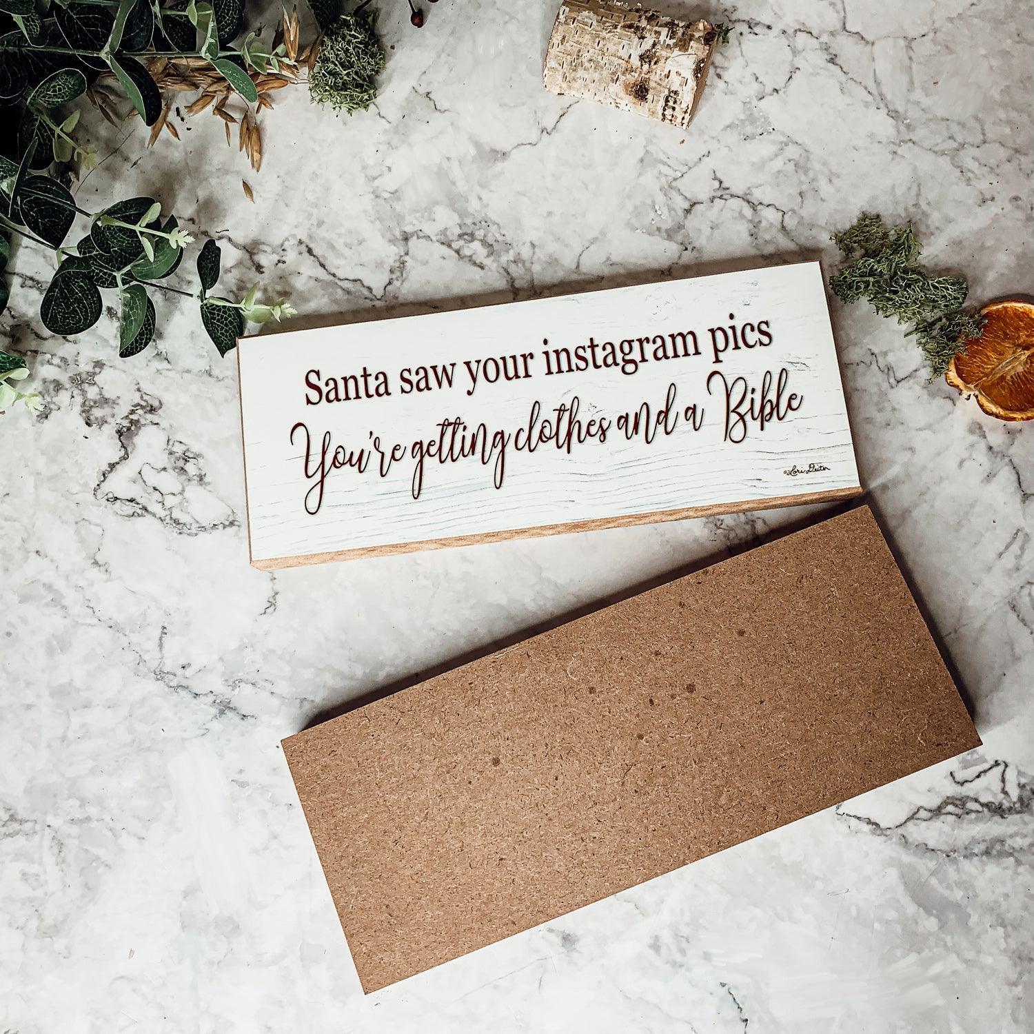 Santa Seen Your IG Sign Gia Roma