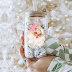 Vintage Pink Santa 17oz