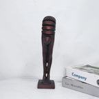 Bending Figure Sculpture – Black Resin [[SKU:HOA-SCU-563]]