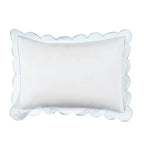 Scallop Frame Embroidered Cotton Percale Duvet Set Mélange Home