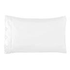 Scallop Frame Embroidered Cotton Percale Sheet Set Mélange Home
