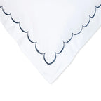 600 Thread Count Scallop Embroidered Euro Sham Pairs Mélange Home