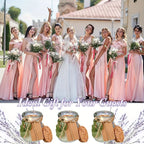 White scented soy wax candle, soothing ambiance - House of Avana