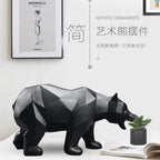 Sculpture Black Bear Statue Resin Home Decor Bears Statues Animal Nordic Figurine Decoration Home Decoration Accessories Modern - House Of Avana