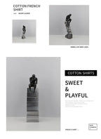 Crystal Figure - Transparent Ladder Desk Sculpture, angled view - House Of Avana