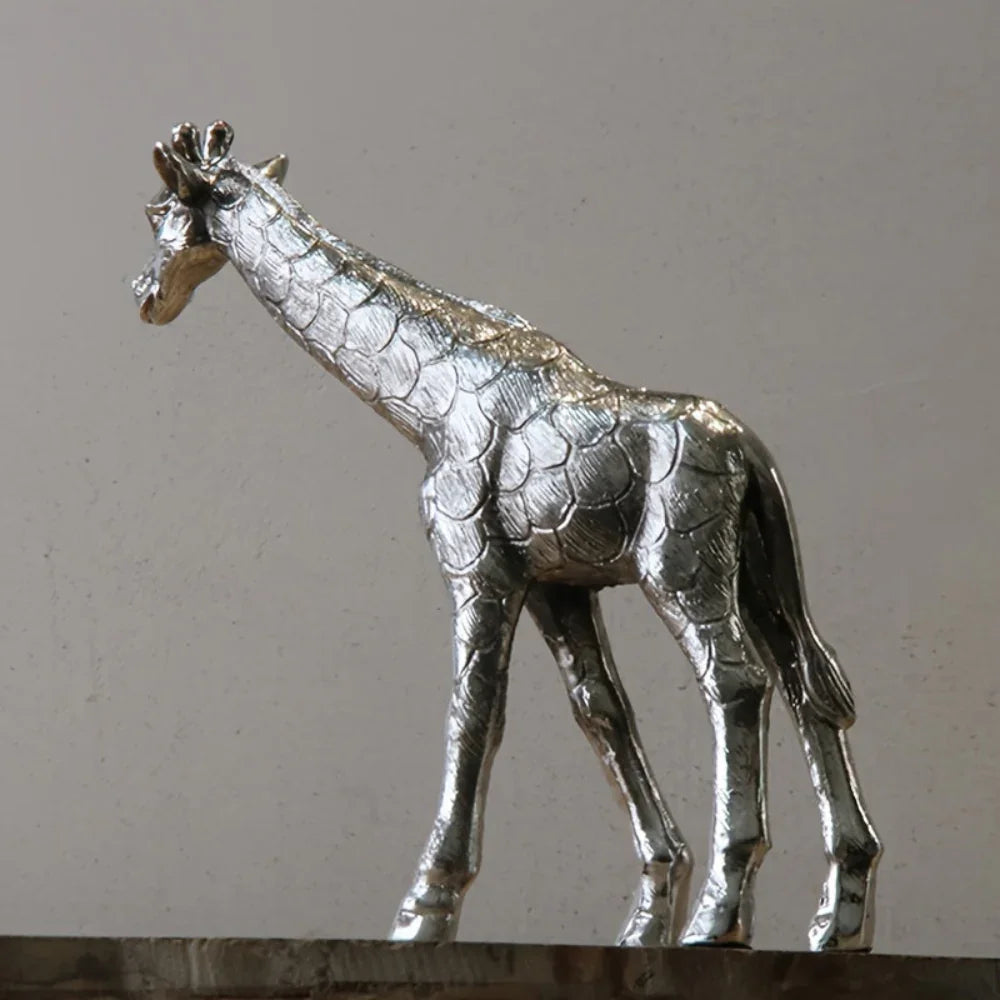 Vintage Style Giraffe Sculpture for Home Decor - House Of Avana