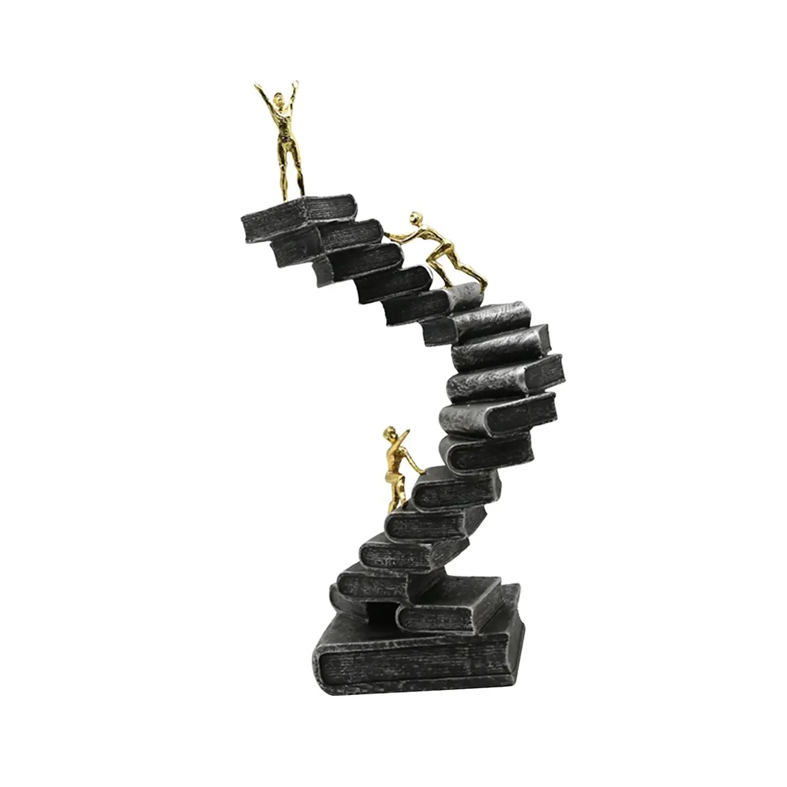 Ladder Sculpture Thinker Figurine for Bedroom Desktop Living Room, detail shot - House Of Avana