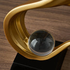 Elegant Classic Resin Sculpture, Luxurious Decorative Figurine for Living Room, Entryway, Office, and... - House Of Avana