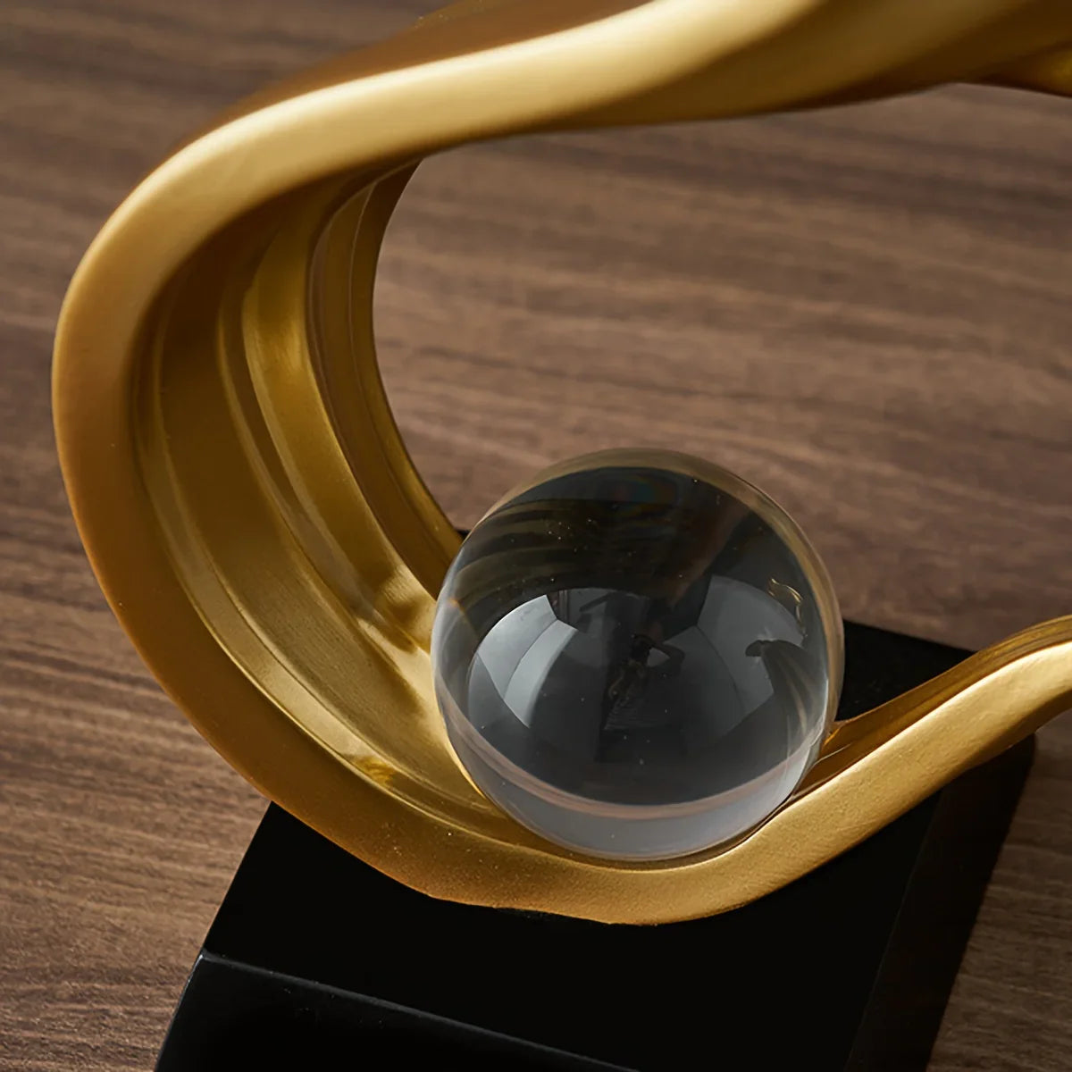 Elegant Classic Resin Sculpture, Luxurious Decorative Figurine for Living Room, Entryway, Office, and... - House Of Avana