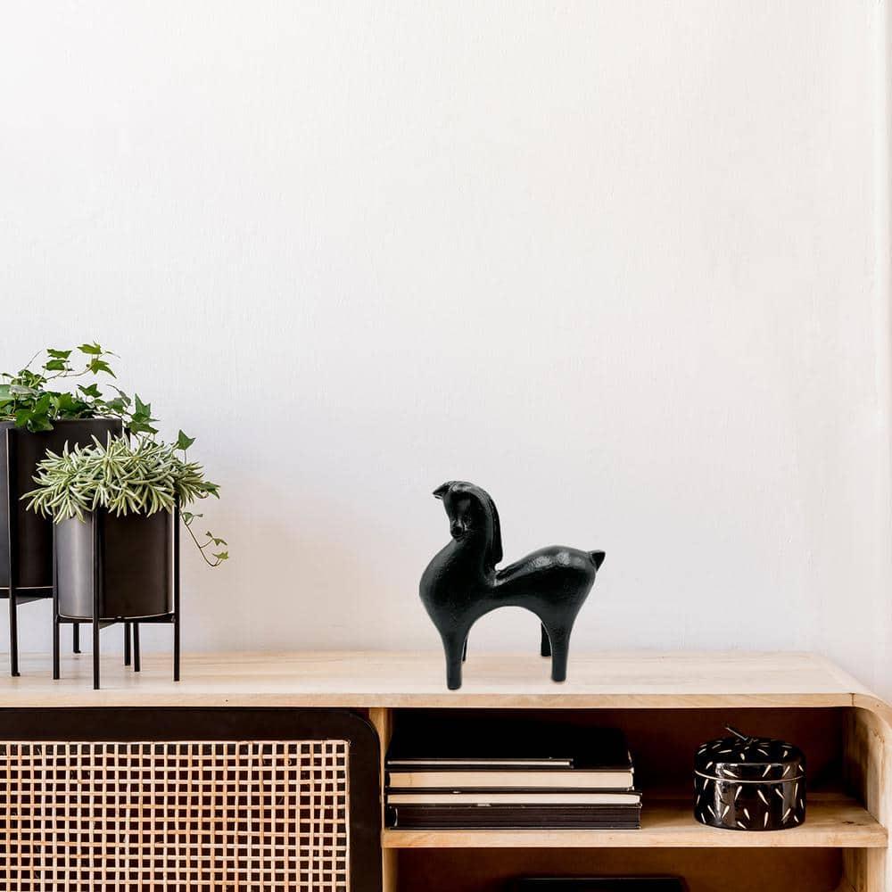 7 In. X In. X In. Metal Horse Sculpture Elegant Horse Sculpture Adds Sophistication to Any Space... - House Of Avana