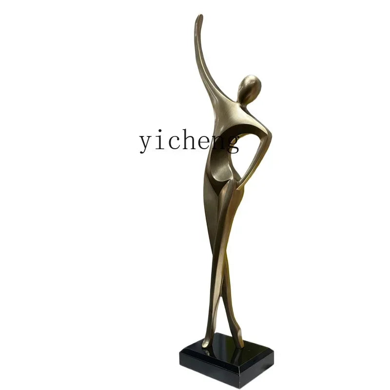 Modern Sculpture - Simple Vertical Ornament, back view - House Of Avana