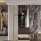 Modern Sculpture - Simple Vertical Ornament, side view - House Of Avana