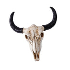 Vintage Collectible Unique Bull Head Sculpture - Cow-inspired Wall Hanging Ornament for Home and Office... - House Of Avana