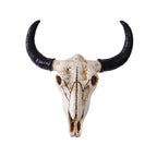 Vintage Collectible Unique Bull Head Sculpture - Cow-inspired Wall Hanging Ornament for Home and Office... - House Of Avana