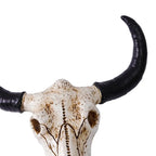 Vintage Collectible Unique Bull Head Sculpture - Cow-inspired Wall Hanging Ornament for Home and Office... - House Of Avana