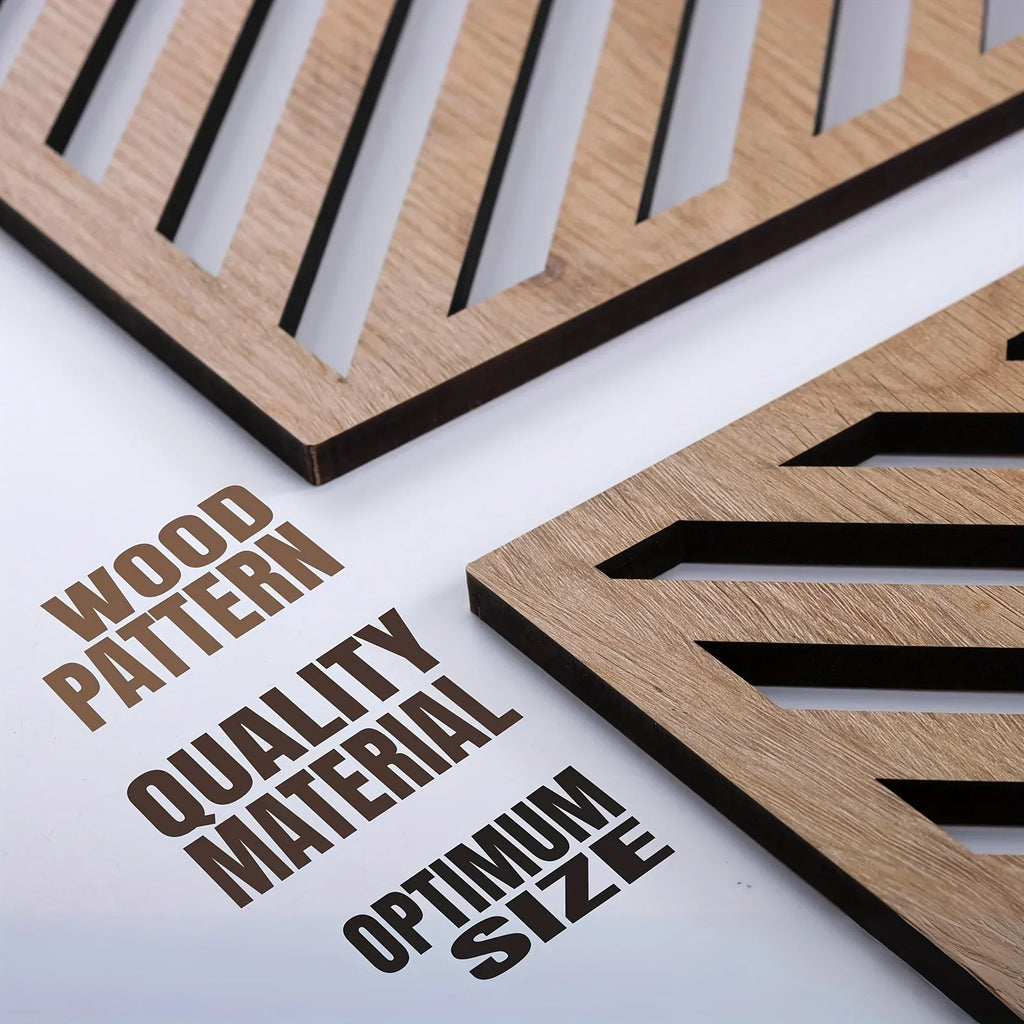 Wall Sculpture - Rustic Oak Mountain, top view - House Of Avana