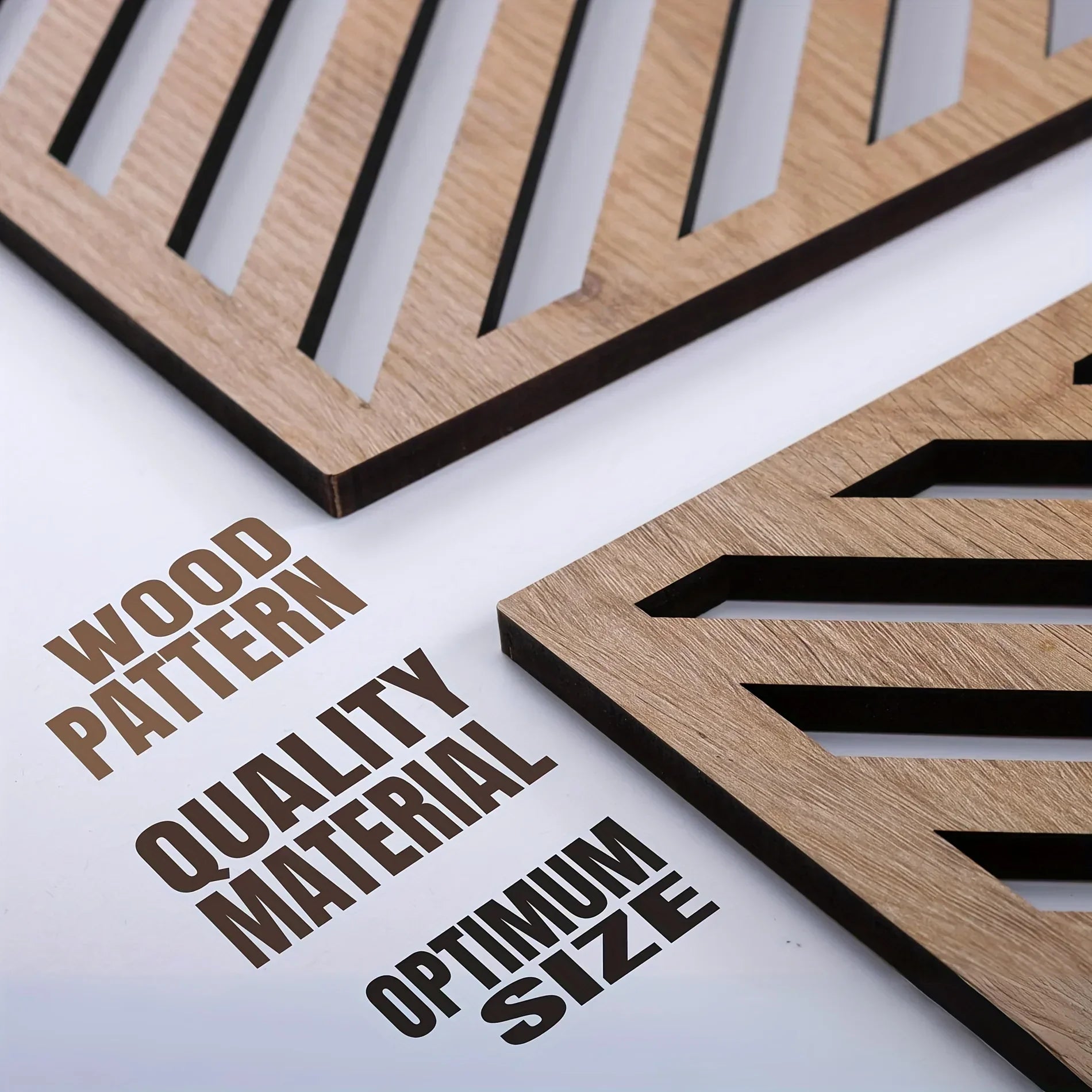 Wall Sculpture - Rustic Oak Mountain, top view - House Of Avana