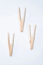 African Antelope Wood Bokkie Head Wall Sculpture, angled view - House Of Avana