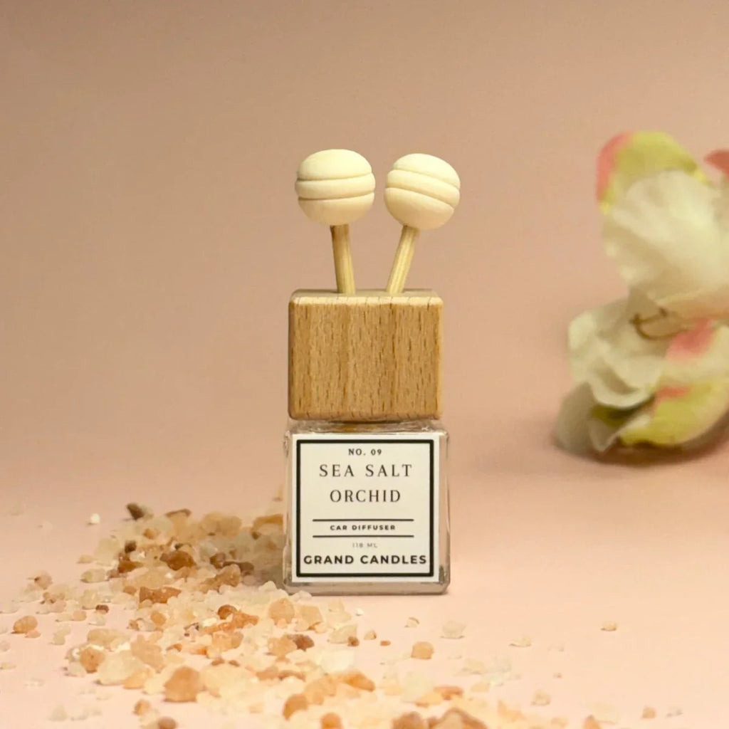 Sea Salt Orchid Car Diffuser Grand Candles LLC